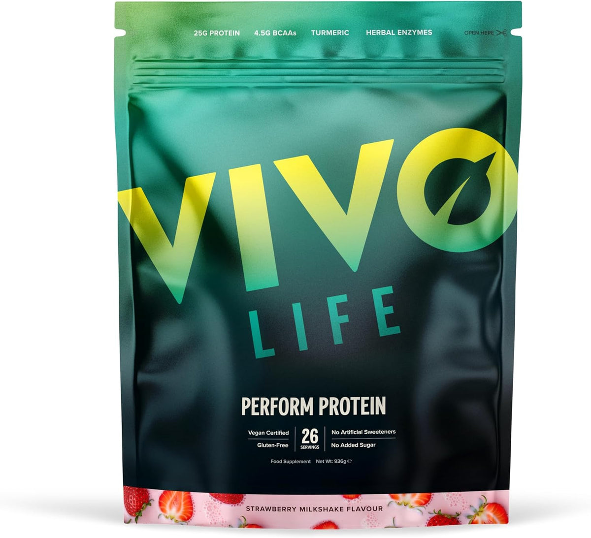 Vivo Perform Raw Plant Protein and BCAA Powder - Vivo Life Greece