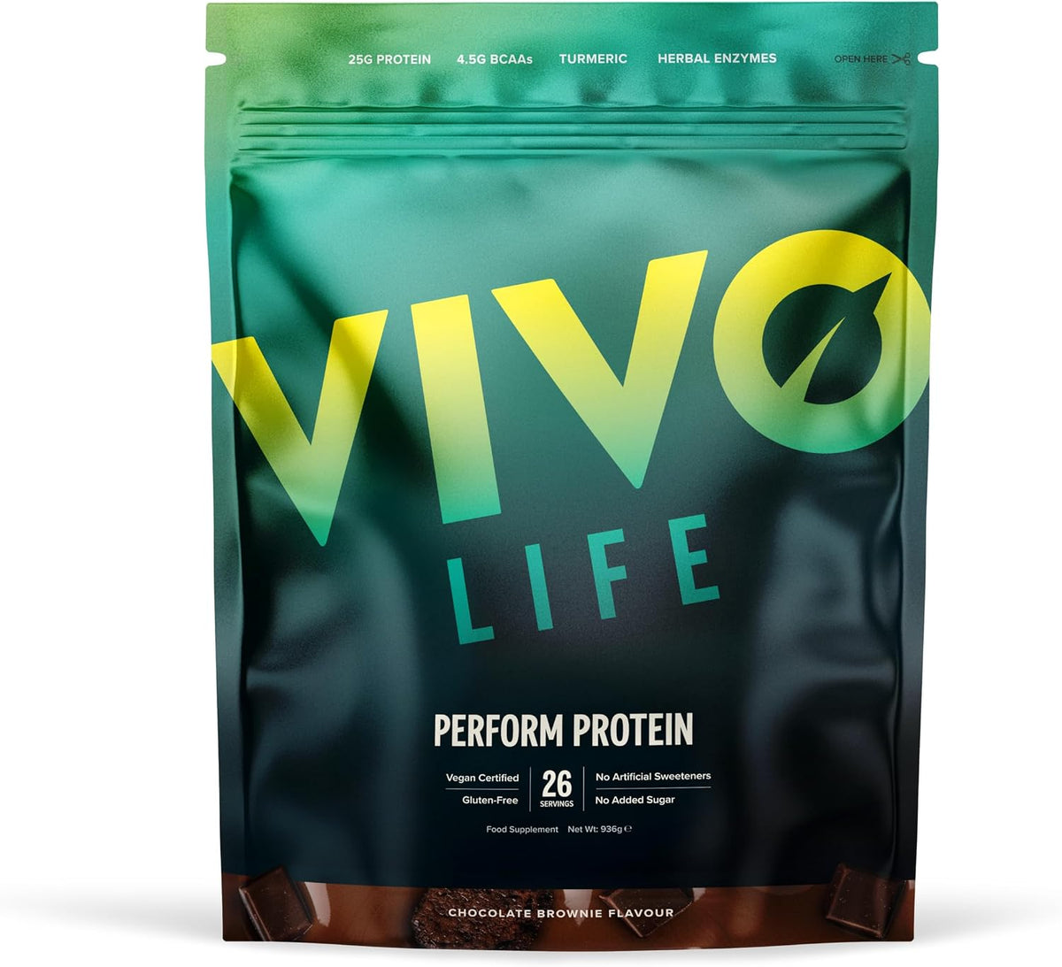 Vivo Perform Raw Plant Protein and BCAA Powder - Vivo Life Greece