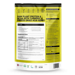 Vivo Perform Raw Plant Protein and BCAA Powder 536g